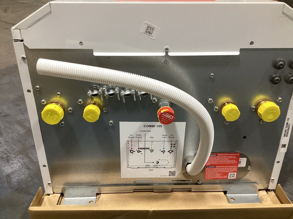 155,000 BTU Condensing Natural Gas Hot Water Boiler 95% AFUE, 120/60/1