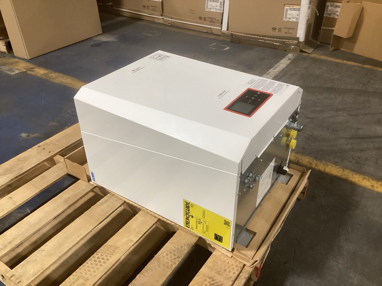 155,000 BTU Condensing Natural Gas Hot Water Boiler 95% AFUE, 120/60/1