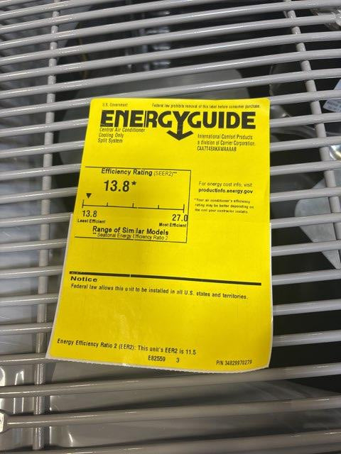 4 Ton Two-Stage Split-System Communicating Air Conditioner 208-230/60/1 R410A 17 SEER2