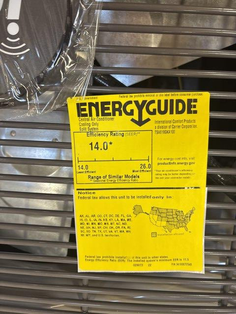 1.5 Ton Single-Stage Split-System Communicating Air Conditioner 208-230/60/1 R410A 16 SEER