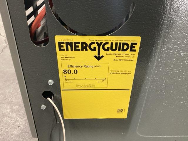 60,000 BTU Two-Stage Up/Horz ECM Variable Speed Comm Compatible Gas Furnace 80% 115/60/1 CFM: 1600