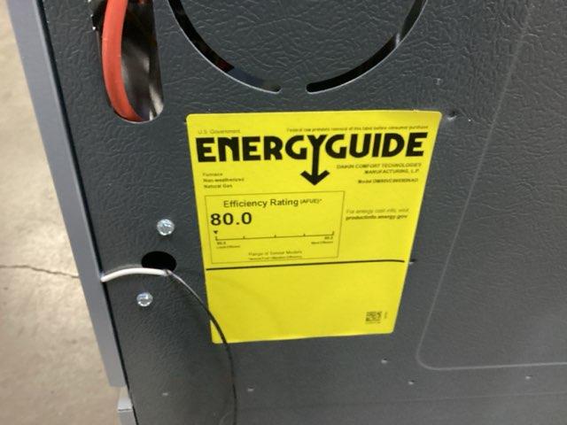 60,000 BTU Two-Stage Up/Horz ECM Variable Speed Comm Compatible Gas Furnace 80% 115/60/1 CFM: 1200