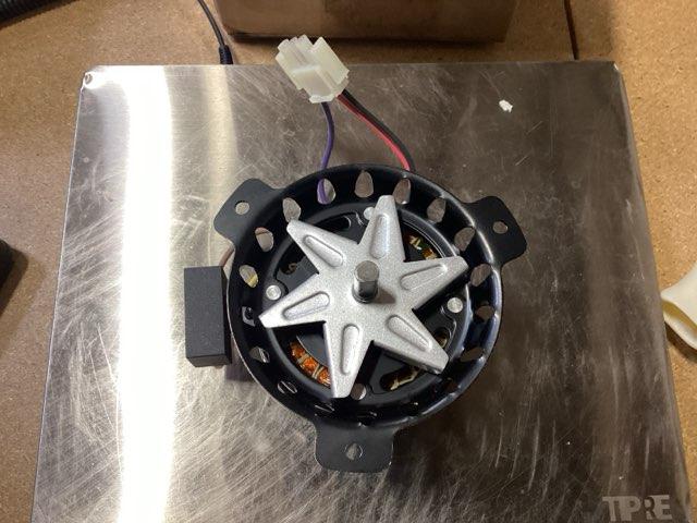 1/45 HP, 230V, Motor Inducer with Capacitor, 3400 RPM