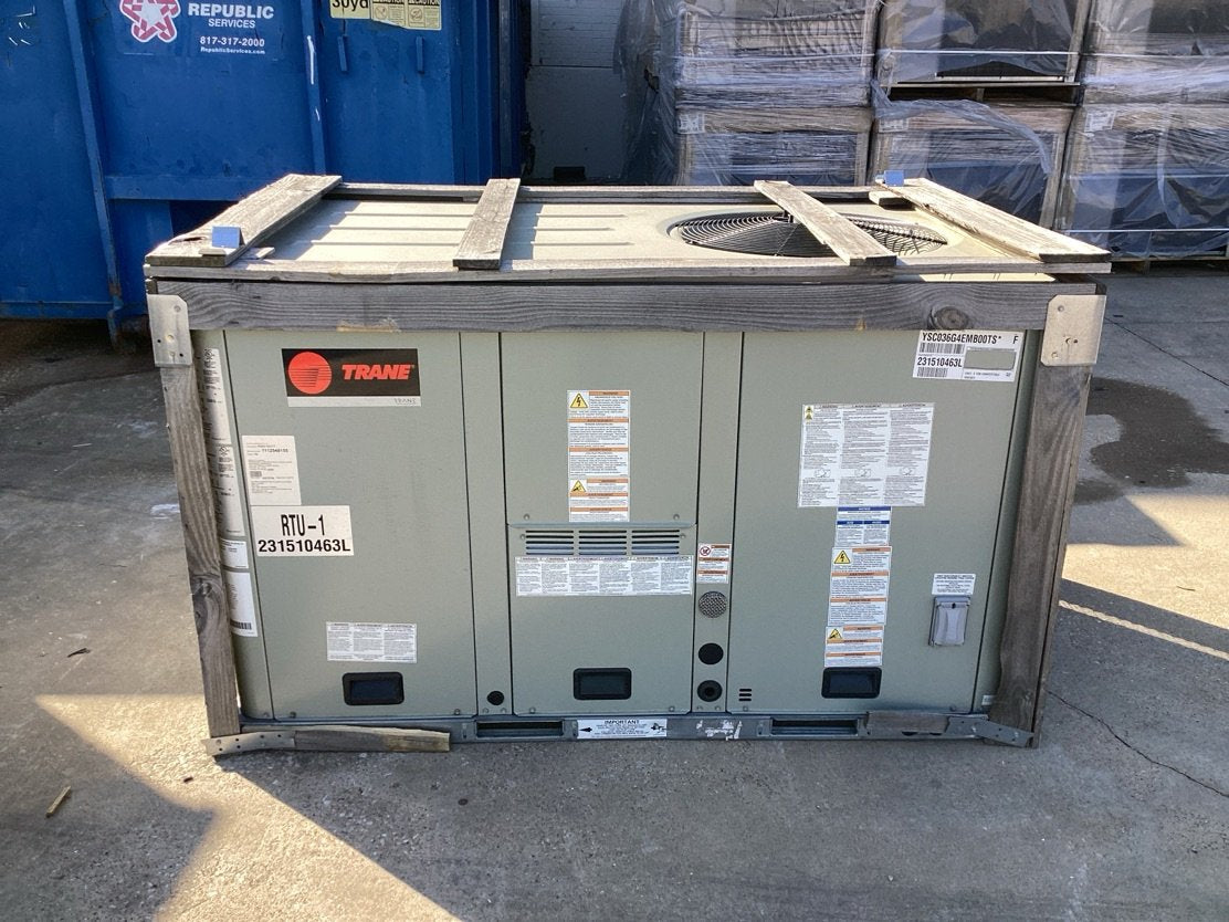 3 Ton Single-Stage Convertible Natural Gas/Electric Packaged Unit, 14 SEER, 460/60/3, R410A