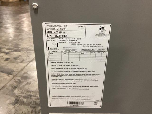 3 Ton AC/HP ECM Multiposition Air Handler 208-230/60/1 R-410A CFM 1530