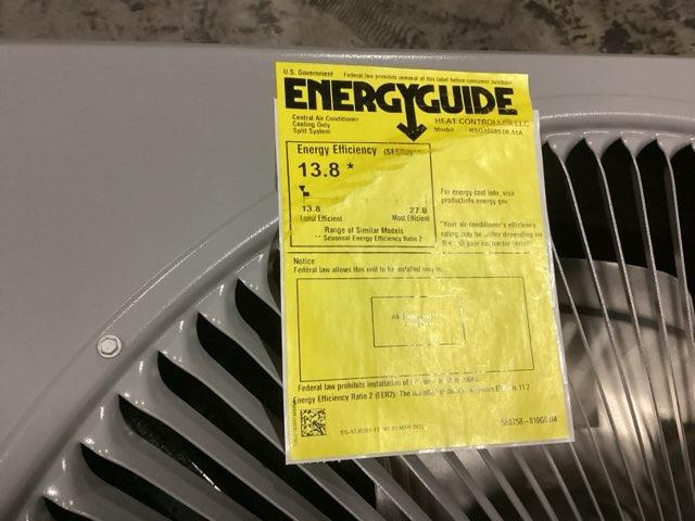5 Ton Single-Stage Split-System Air Conditioner 208-230/60/1 R410A 13.8 SEER