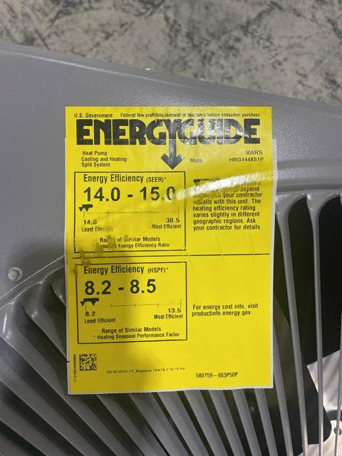 4 Ton Single-Stage Split-System Heat Pump 208-230/60/1 R410A 14 SEER