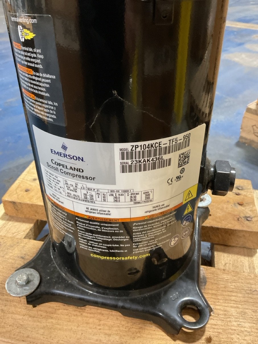 8.5 Ton Single-Stage AC Scroll Compressor 200/230/60/3 R410A