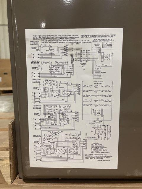 5 Ton AC/HP ECM Communicating Multiposition Air Handler/Less Coil 208-230/60/1 R-410A CFM 2000