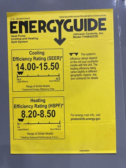 3.5 Ton Single-Stage Split-System Heat Pump 208-230/60/1 R410A 14 SEER