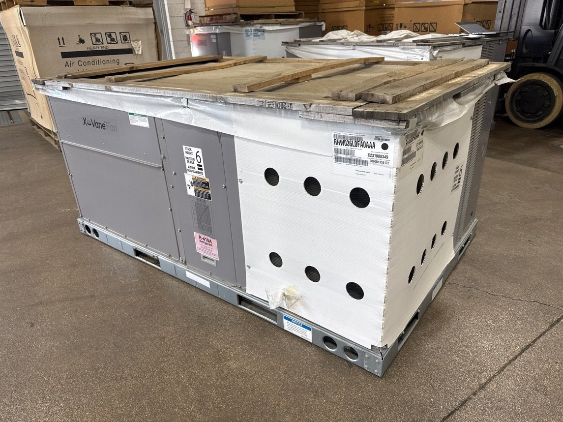 3 Ton Two-Stage Convertible Packaged Heat Pump Unit, 16.2 SEER, 208-230/60/3, R410A