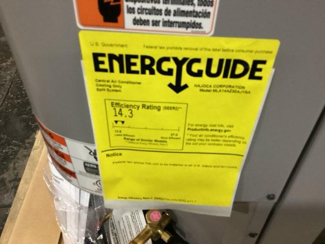 2.5 Ton Single-Stage Split-System Air Conditioner 208-230/60/1 R410A 14.3 SEER2