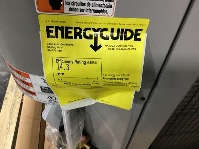 3.5 Ton Single-Stage Split-System Air Conditioner 208-230/60/1 R410A 14.3 SEER2