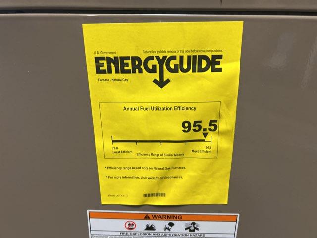 100,000 BTU 1-Stg Up/Down PSC Multi Speed Gas Manufactured Housing Furnace 95.5% 115/60/1 CFM: 1909