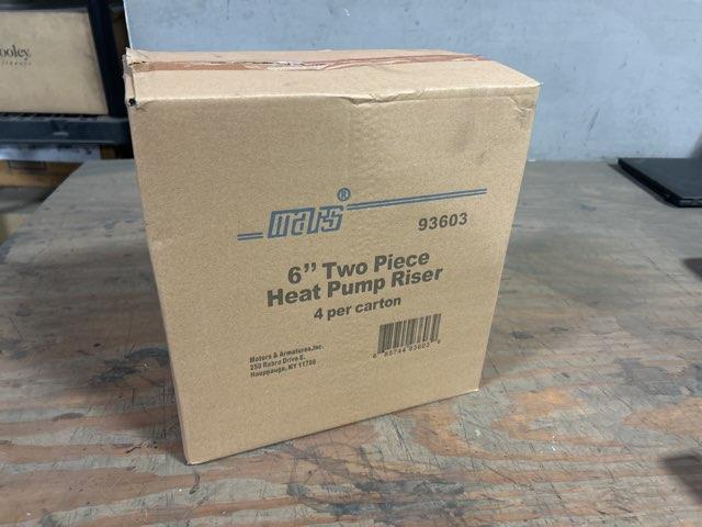 6" Heavy Duty Heat Pump Riser, Set of 4