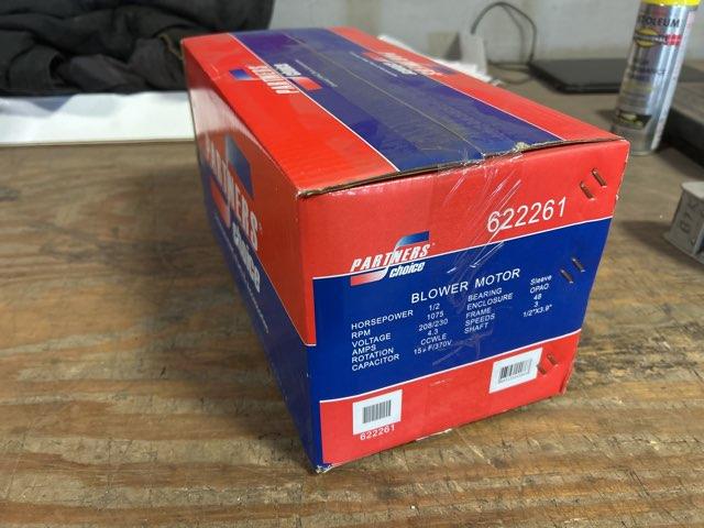 1/2 HP Blower Motor 208-230/60/1 1075 Rpm 3 Speed