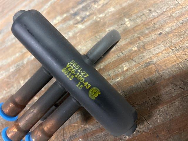 5/8" x 1/2" Reversing Valve for Heat Pump, R22/R410A