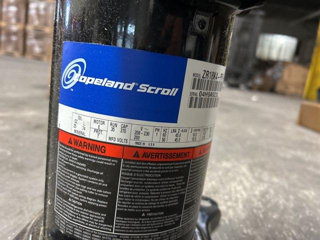 1.5 Ton AC Scroll Compressor 230/60/1 R22