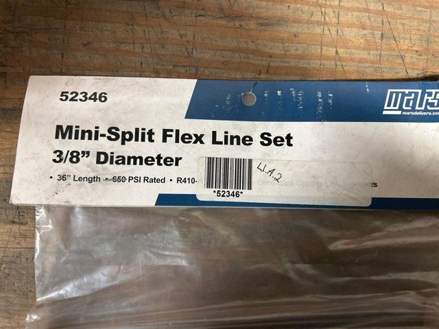 3/8" X 36" Mini Split Flexible Line Set