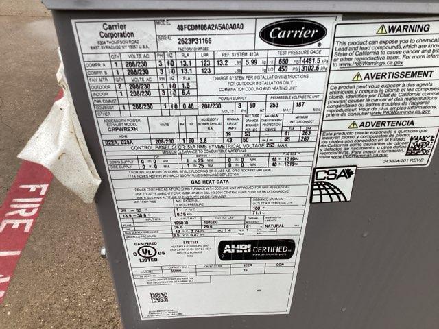 7.5 Ton Two-Stage Convertible Natural Gas/Electric Packaged Unit, 11.2 EER, 208-230/60/3, R410A