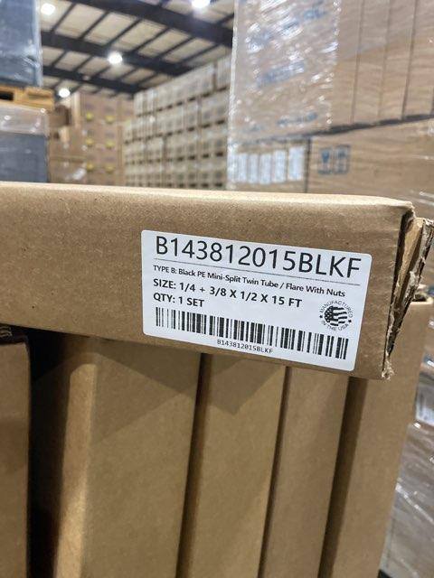 1/4" x 3/8" x 3/8" x 15' Line Set, Flared