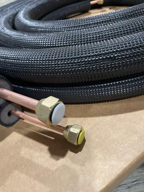 1/4" x 3/8" x 3/8" x 15' Line Set, Flared