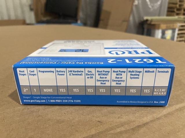 2 Heat/1 Cool Non-Programmable 24 V Heat Pump/Conventional Thermostat