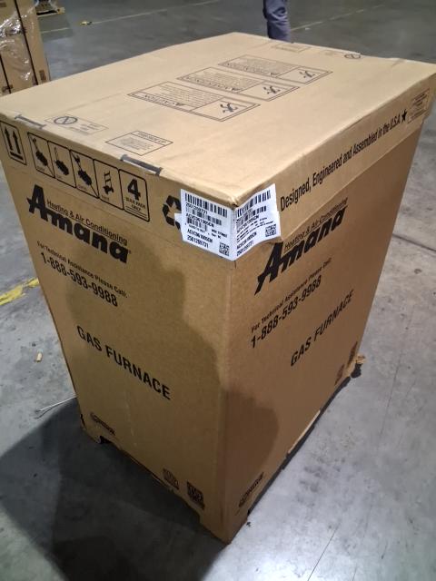 100,000 BTU Low NOx 2-Stage Down/Horz ECM Var Spd Comm Compatible Gas Furnace 96% 115/60/1 CFM: 2000