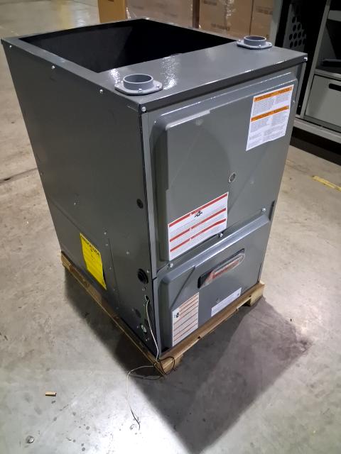 100,000 BTU Low NOx 2-Stage Down/Horz ECM Var Spd Comm Compatible Gas Furnace 96% 115/60/1 CFM: 2000