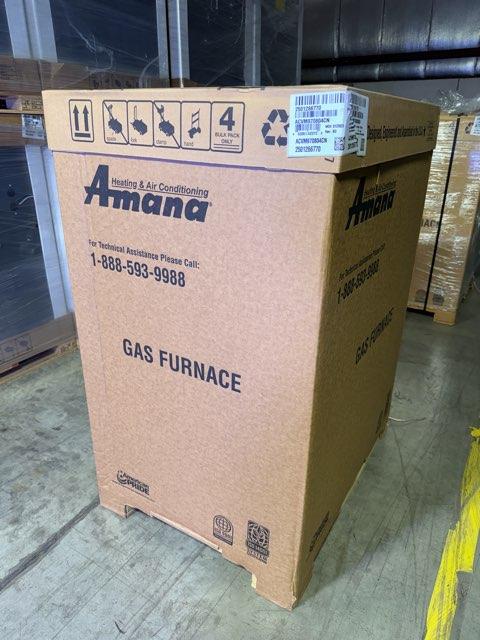 80,000 BTU Low NOx Modulating Down/Horz ECM Var Spd Comm Comp Gas Furnace 97% 115/60/1 CFM: 1600