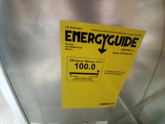 15 KW Upflow/Downflow ECM Multi Speed Electric Manufactured Housing Furnace 208-230/60/1 CFM: 2642