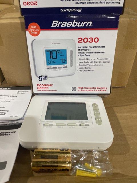 1 Heat/1 Cool, 7-Day, 2-5 Day Programmable 24 V Heat Pump/Conventional Thermostat