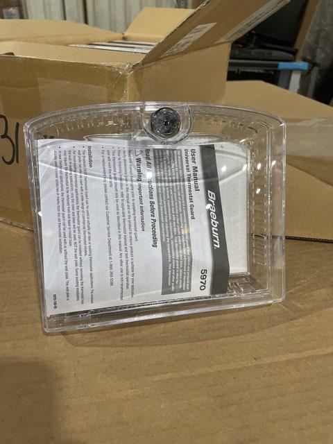 Universal Thermostat Guard, Clear Plastic