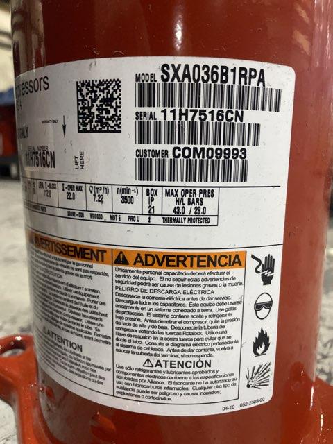 3 Ton Single-Stage AC Scroll Compressor 208-230/60/1 R410A