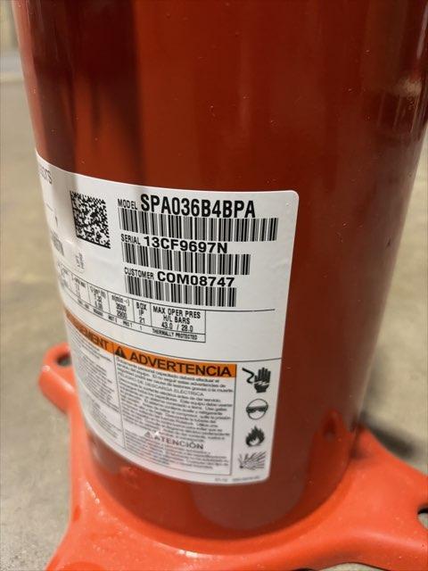 3 Ton Single-Stage AC Scroll Compressor 380-460/50-60/3 R410A
