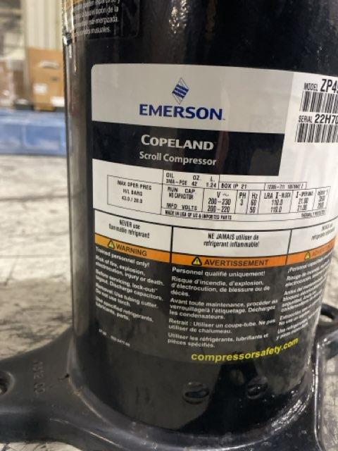 4 Ton Single-Stage AC/HP Scroll Compressor 200-230/50-60/3 R410A