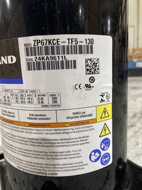 5.5 Ton Single-Stage AC Scroll Compressor 200-230/50-60/3 R410A