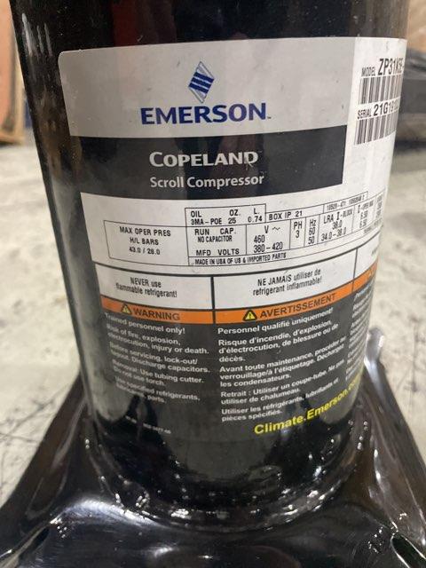 2.5 Ton Single-Stage AC/HP Scroll Compressor 460/60/3 R410A