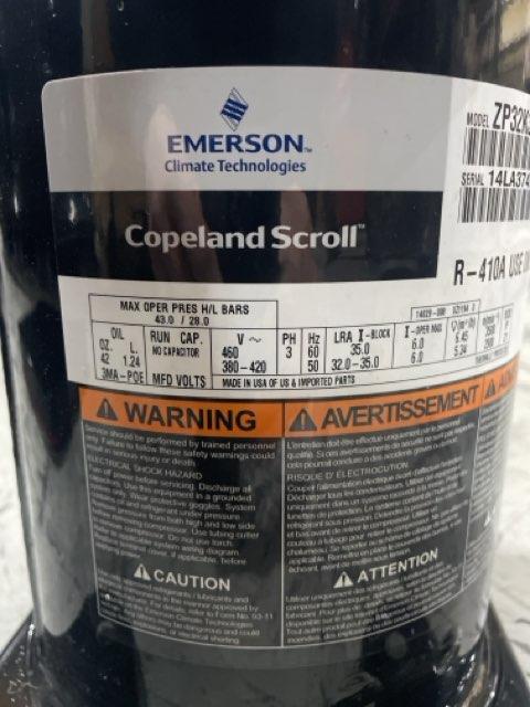 2.5 Ton Single-Stage AC/HP Scroll Compressor 460/60/3 R410A