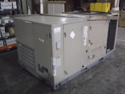 7.5 TON 2 STAGE HEAT DOWNFLOW GAS/ELECTRIC ROOFTOP PACKAGE UNIT,460/60/3 80% AFUE 13 SEER