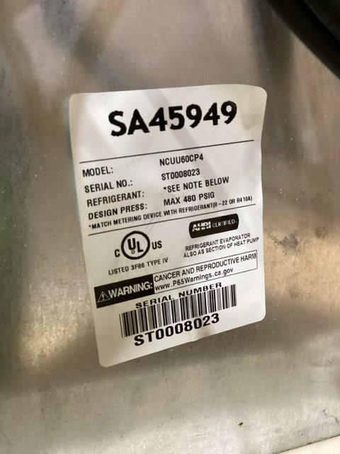 4 Ton AC/HP Upflow Uncased A Coil, R410A CFM 2000