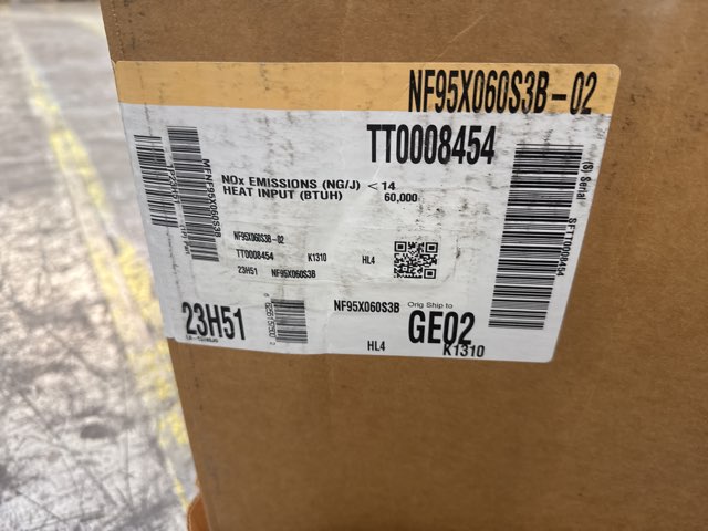 60,000 BTU Ultra Low NOx Single-Stage Up/Horz ECM Multi Speed Gas Furnace 95% 120/60/1 CFM: 1477