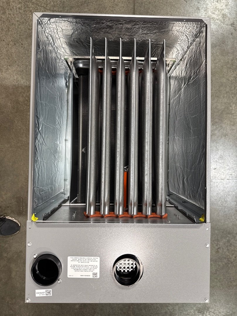 66,000 BTU Low NOx Two-Stage Upflow/Horizontal ECM Variable Speed Gas Furnace 97% 120/60/1 CFM: 1255