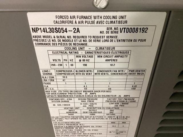 2.5 Ton Low NOx 1-Stage Convertible Natural Gas/Electric Packaged Unit, 14 SEER, 208-230/60/1, R410A