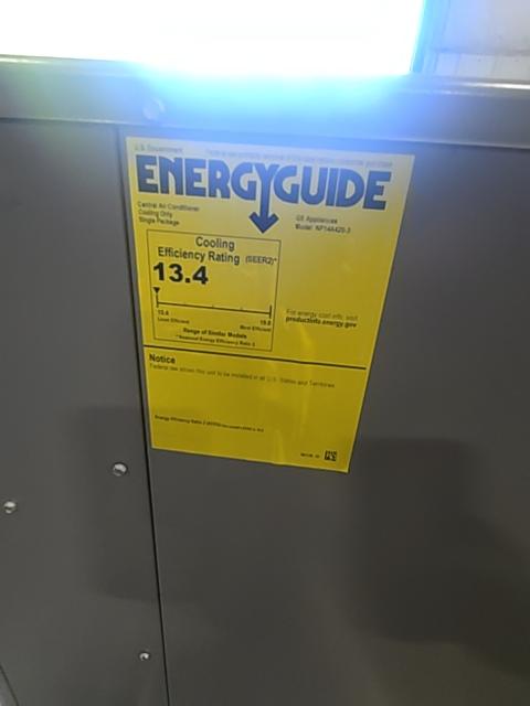 2 Ton Single-Stage Convertible Packaged Air Conditioning Unit, 14 SEER, 203-280/60/1, R410A