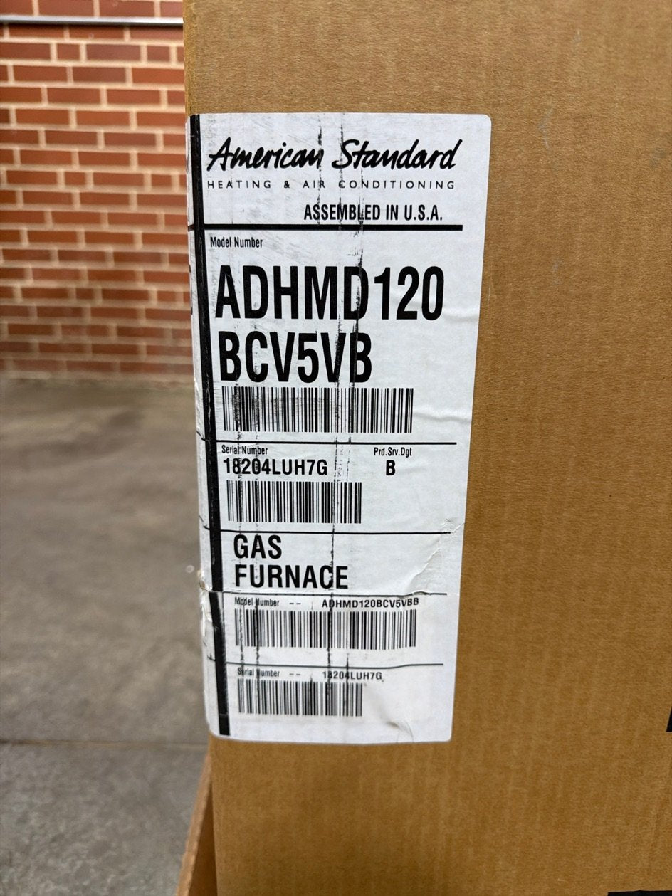 120,000 BTU Modulating Downflow/Horizontal ECM Var Spd Comm Comp Gas Furnace 95% 115/60/1 CFM: 2002