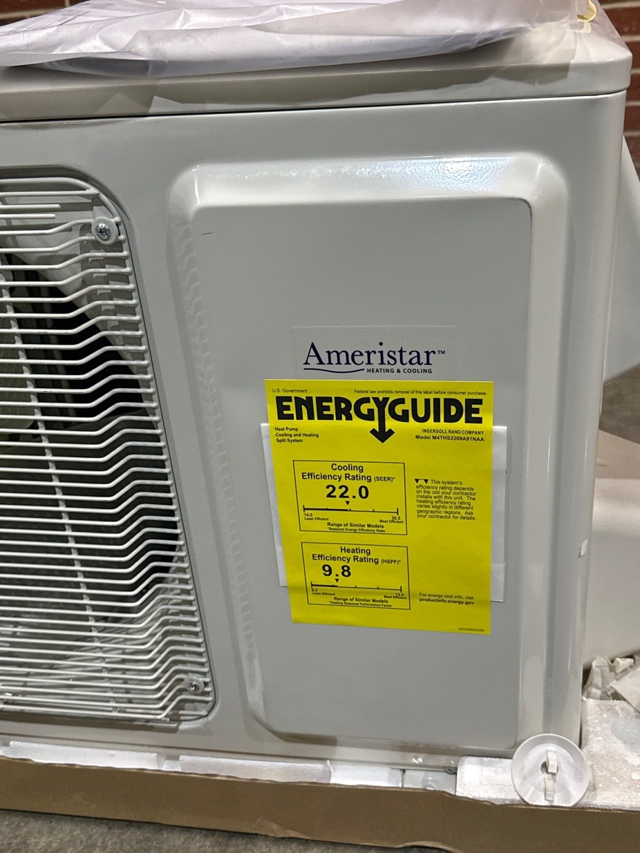 9,000 BTU Single-Zone Outdoor Inverter Heat Pump Mini Split Unit, 22 SEER 115/60/1 R-410A