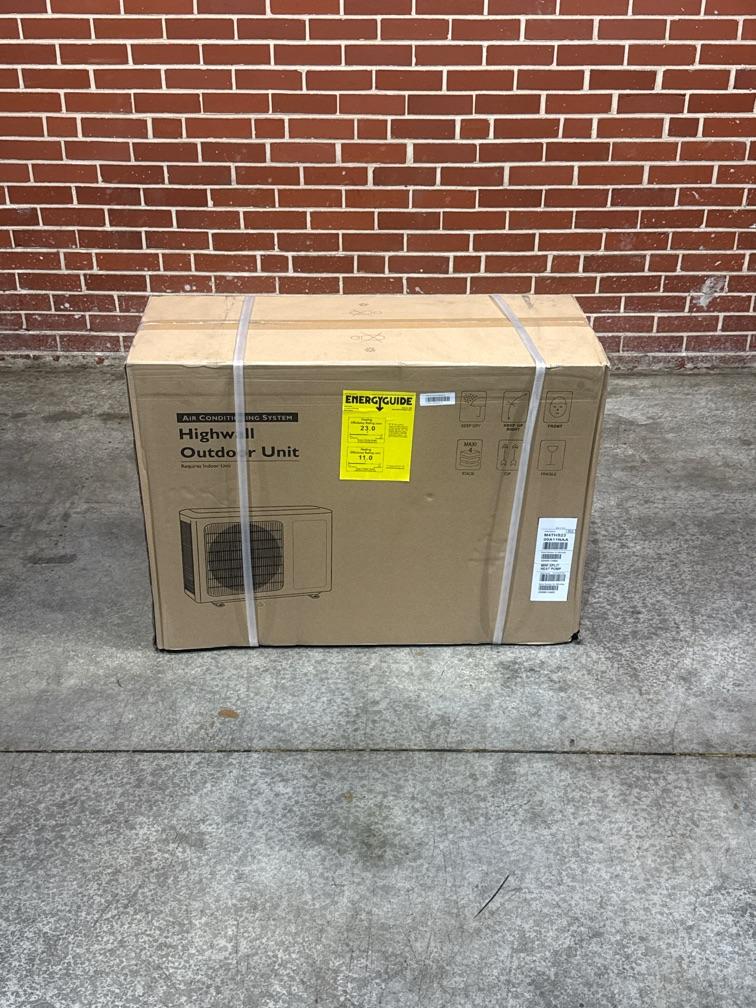 9,100 BTU Single-Zone Outdoor Inverter Heat Pump Mini Split Unit, 23 SEER 208-230/60/1 R-410A
