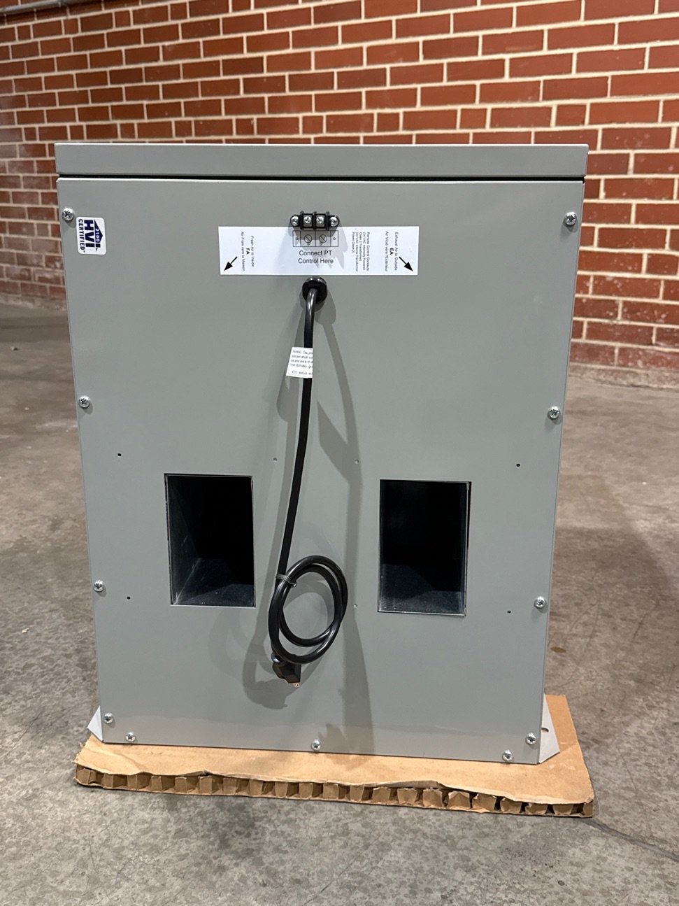 Gray Energy Recovery Ventilator, 120/60/1, 300 CFM