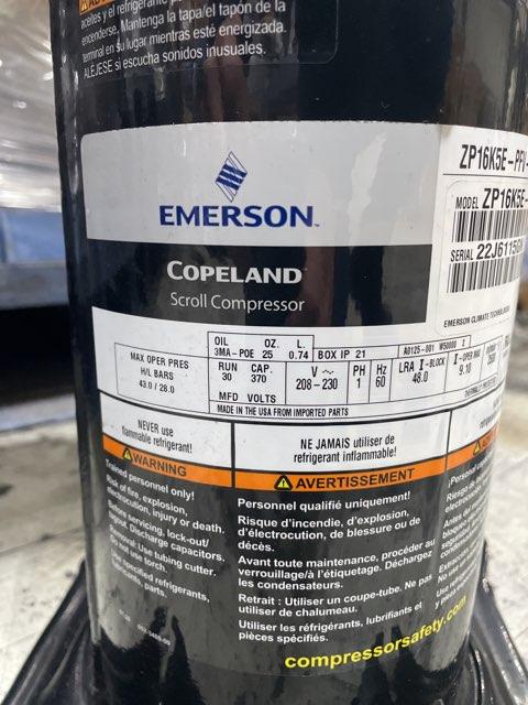 1.5 Ton Single-Stage AC Scroll Compressor 208-230/60/1 R410A